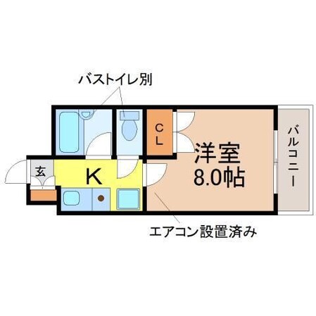 ソフィア尾頭橋の物件間取画像